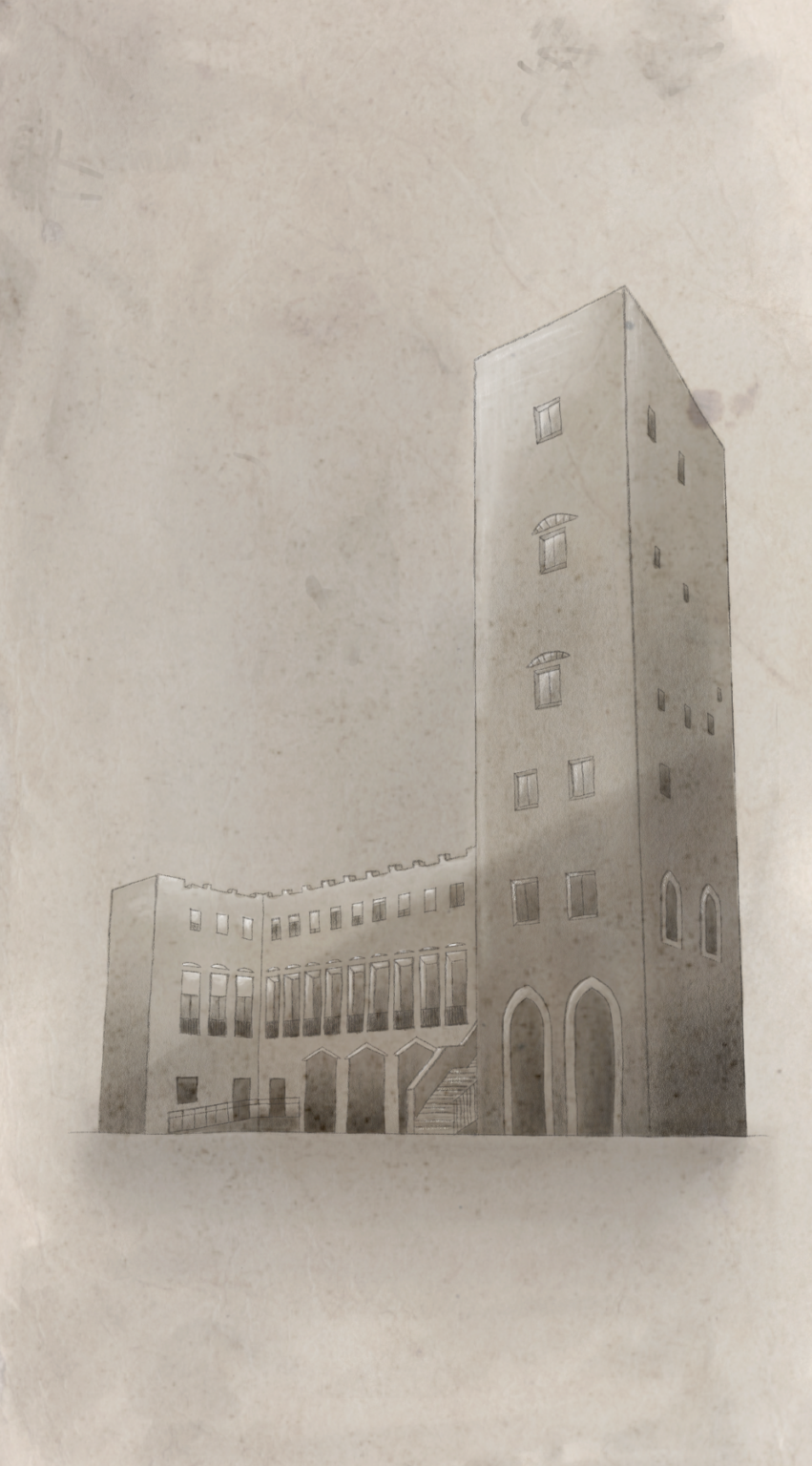 Municipio e Torre dei Rosa